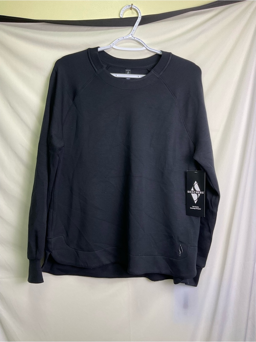 Skechers Skechluxe Elevate Crewneck Sweatshirt - Womens Black